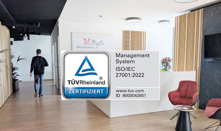 Voller Scope: MByte ist nach aktueller Norm ISO 27001-zertifiziert